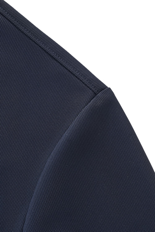 PS812-Ventura Zip Performance Polo-NAVY – view 3
