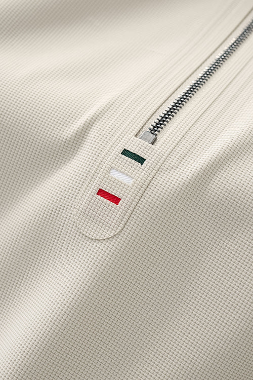 PS812-Ventura Zip Performance Polo-SAND – view 6