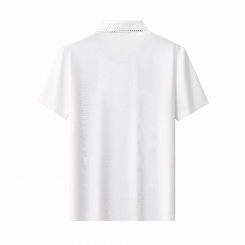 PS812-Ventura Zip Performance Polo-WHITE – view 1