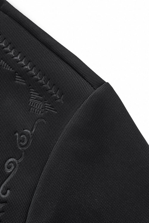 Polo con ribete ornamentado - NEGRO – view 4
