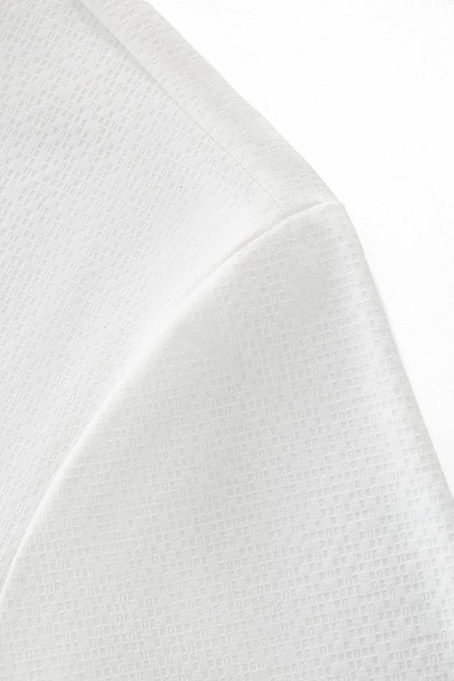 PSL2000-Seamless Mosaic Texture Polo-WHITE – view 3