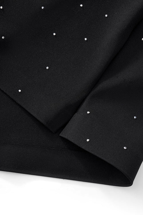 PSR207-Royal Key Crystal Polo-BLACK/SILVER – view 7