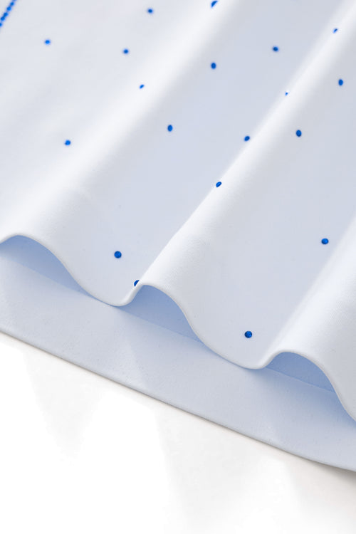 PSR207-Royal Key Crystal Polo-WHITE/ROYAL – view 7