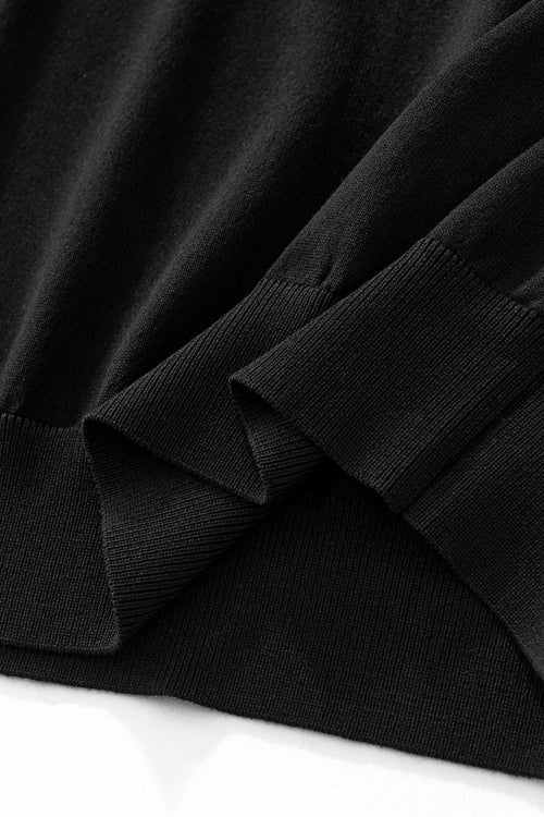 PSS609 - Urban Pulse Zip Polo-BLACK – view 4