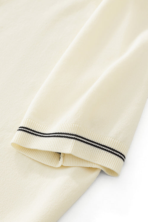 PSS609 - Urban Pulse Zip Polo-IVORY – view 3