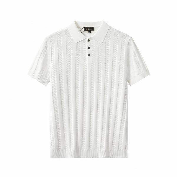 Polo con botones MetroLine - BLANCO