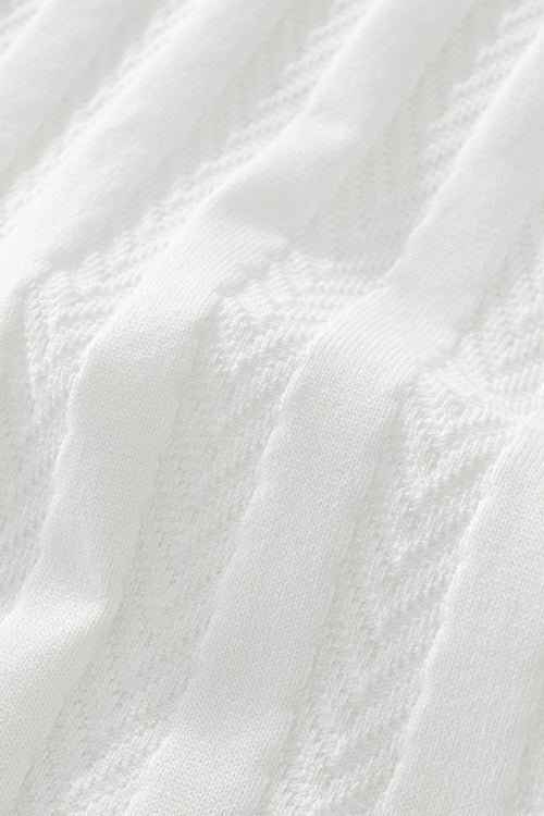 PSS613 - MetroLine Button Polo-WHITE – view 4