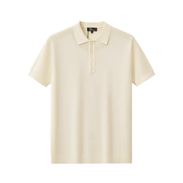Polo de malla AirFlex - MARFIL