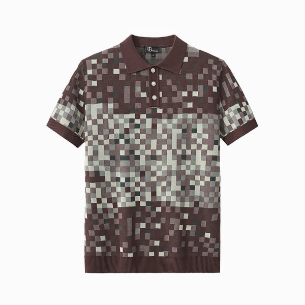 Polo Pixel Fade-CAQUI