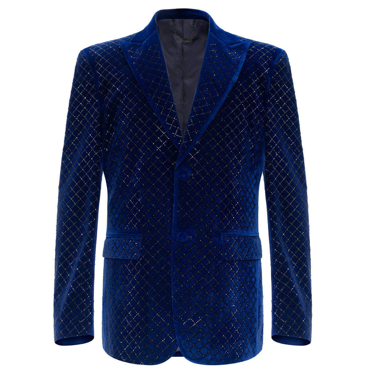 Atuendo opulento - AZUL MARINO/NEGRO