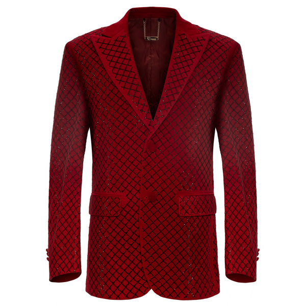 Atuendo opulento - ROJO/NEGRO