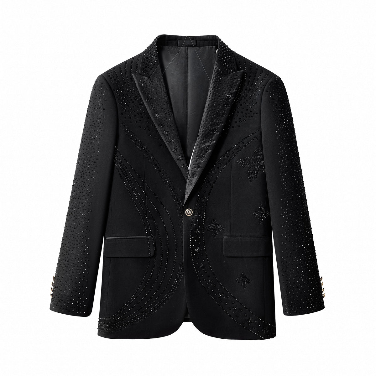 SB472-Celestial Wave Blazer-BLKBK – BAROCCO wholesale blazers