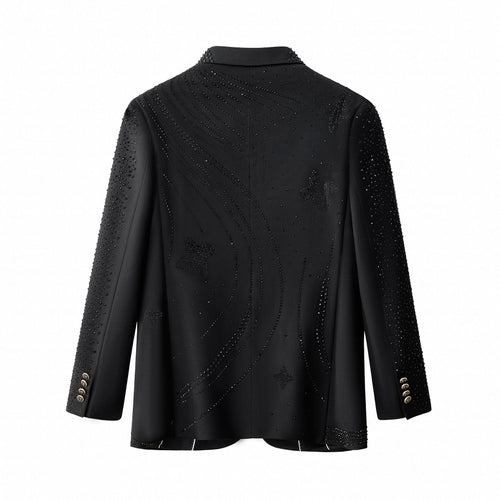 SB472-Celestial Wave Blazer-BLKBK – view 1