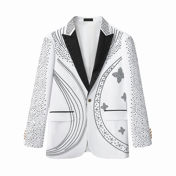 SB472-Celestial Wave Blazer-WHTBK