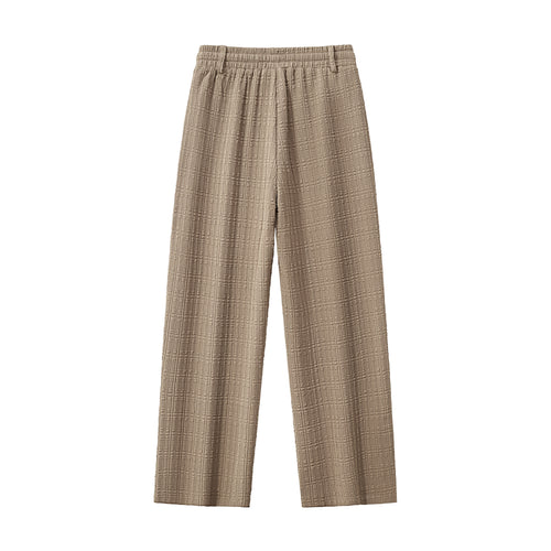 SET811 - Loft Set – Textured Short Sleeve Shirt & Pant-BROWN – view 5