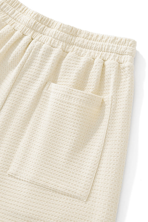 Conjunto Vista: Camisa y pantalón con textura de gofre - Gris topo – view 7