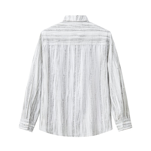 Conjunto Strata – Camisa y pantalón de manga larga estampados - GRIS – view 3