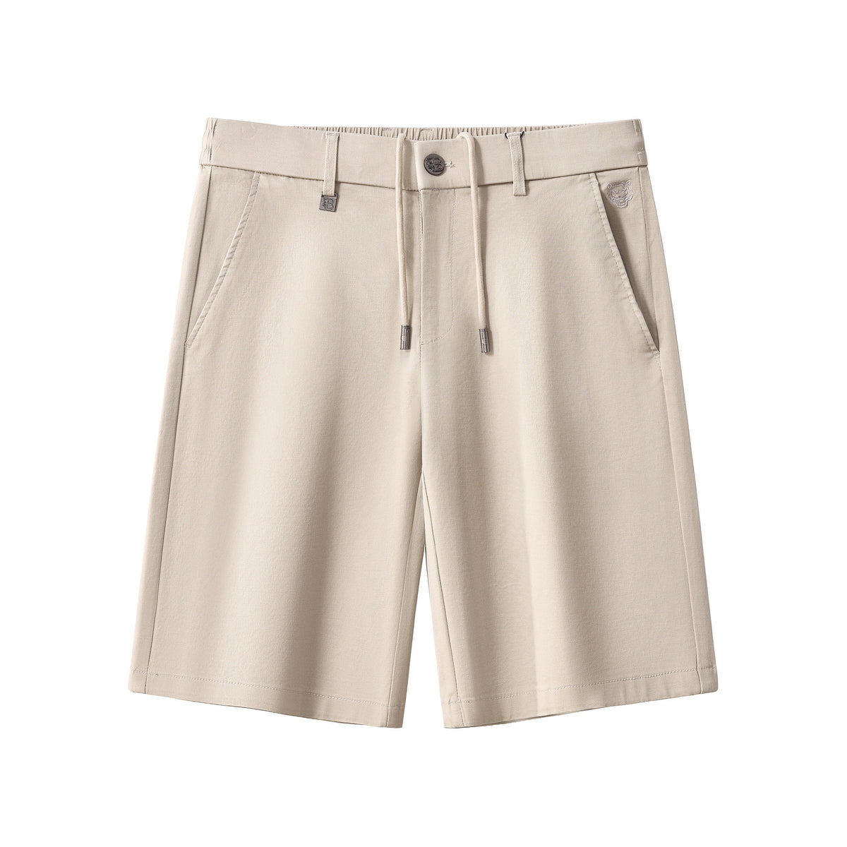 SRT321-Apex Drawstring Stretch Shorts-BEIGE – BAROCCO wholesale menswear