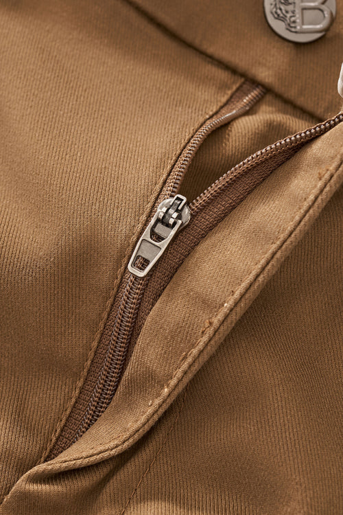 SRT321-Apex Drawstring Stretch Shorts-KHAKI – view 5
