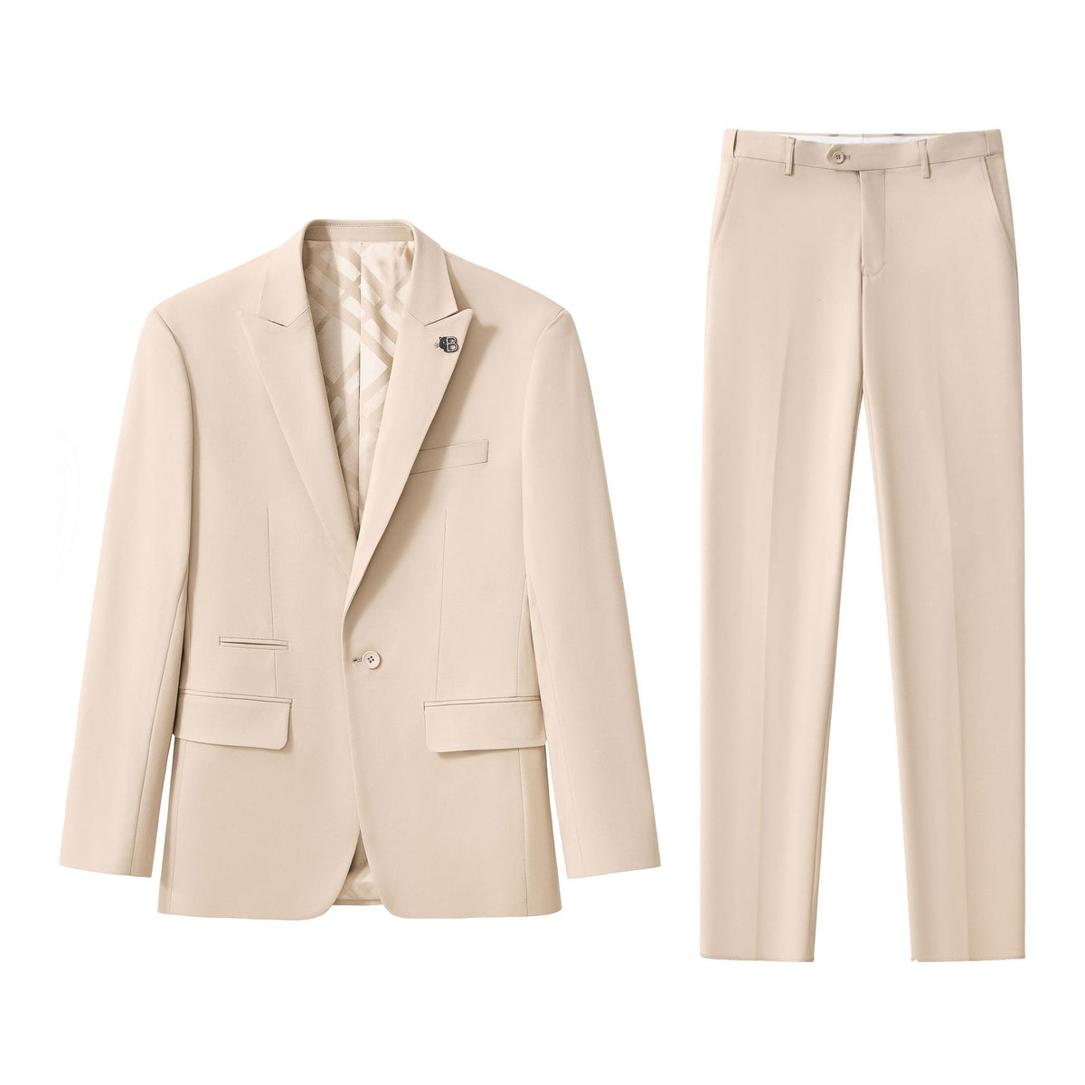 SU600-ESSENCE SIGNATURE SUIT-KHAKI – BAROCCO wholesale suits