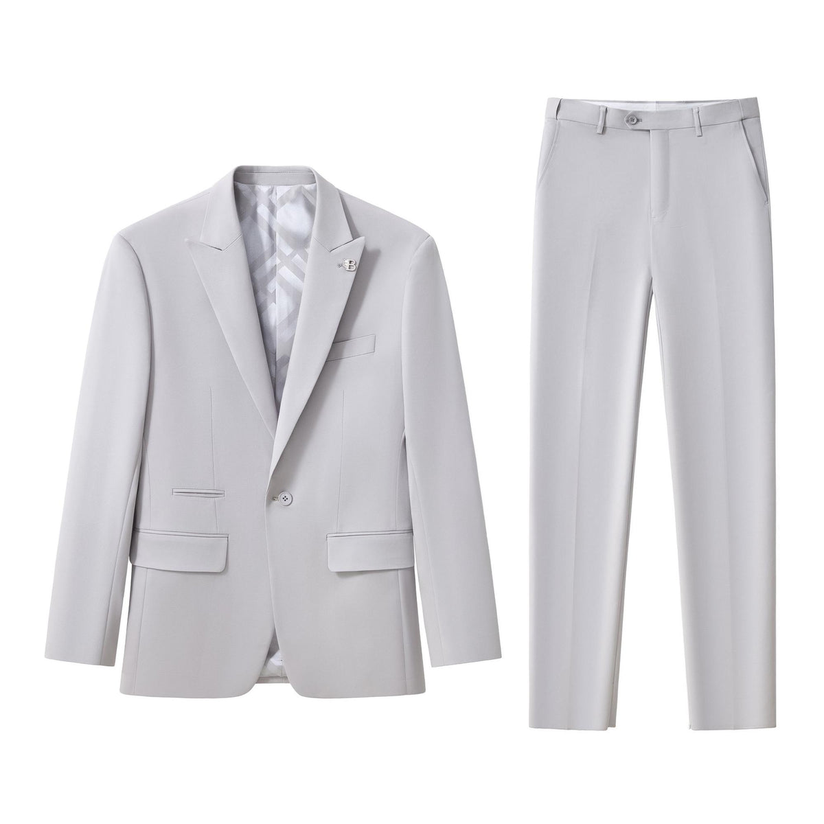 SU600-ESSENCE SIGNATURE SUIT-SILVR – BAROCCO wholesale suits