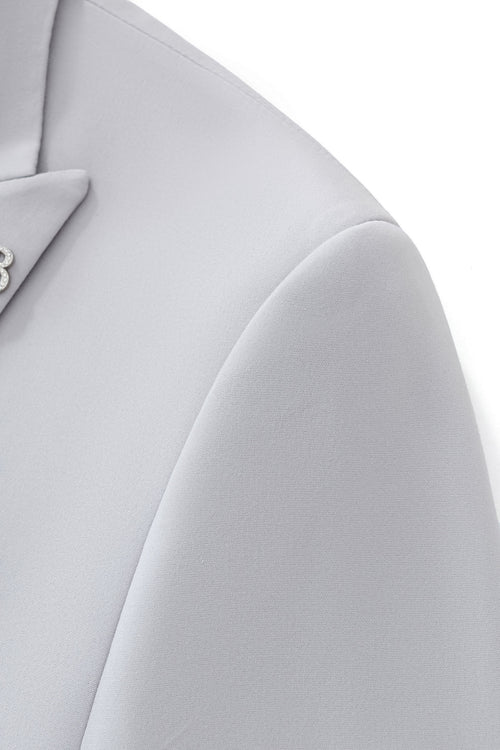 SU600-ESSENCE SIGNATURE SUIT-SILVR – view 3