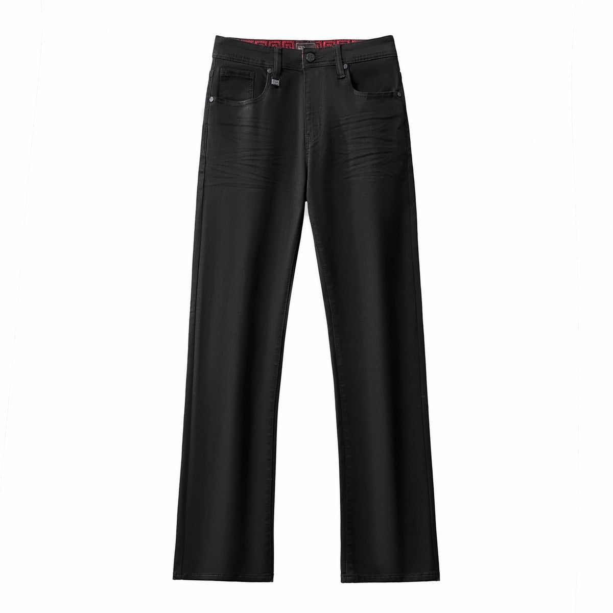 Estilo básico de mezclilla de pierna ancha - NEGRO – BAROCCO wholesale menswear