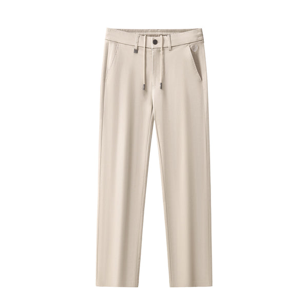 TC121-Apex Drawstring Stretch Pants-BEIGE