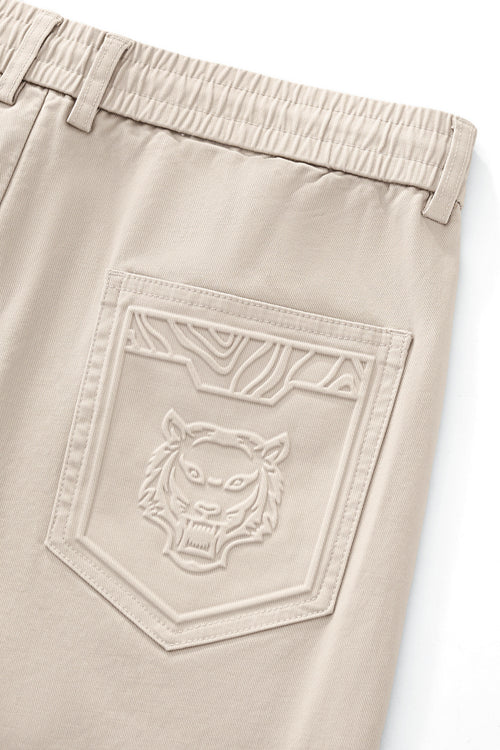 TC121-Apex Drawstring Stretch Pants-BEIGE – view 6