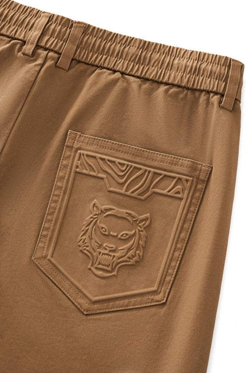 TC121-Apex Drawstring Stretch Pants-KHAKI – view 6
