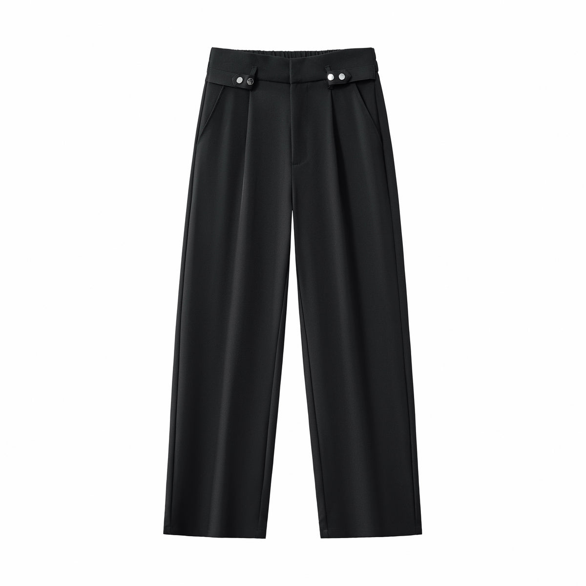 TC453 - Kingsley Side-Tab Trousers-BLACK – BAROCCO wholesale pants
