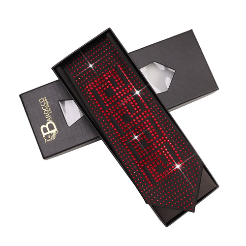 TIE51 - Radiance Knot-BLACK/RED