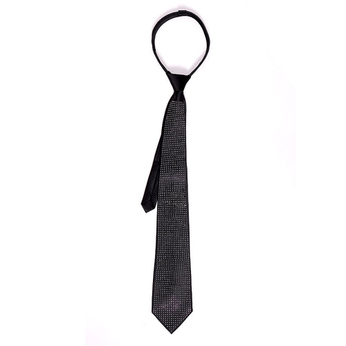 Corbata Starlight NEGRO/PLATA