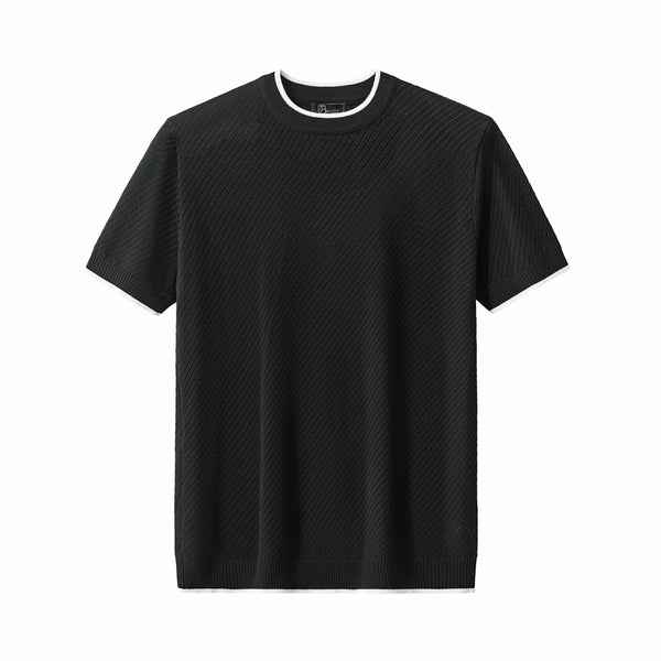 Camiseta de punto TrimFlex - NEGRA
