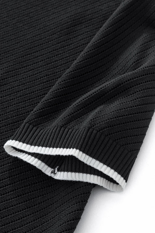 TS61 - TrimFlex Knit Tee-BLACK – view 3