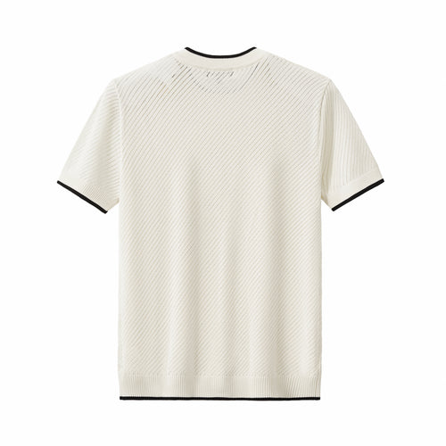 Camiseta de punto TrimFlex - MARFIL – view 1