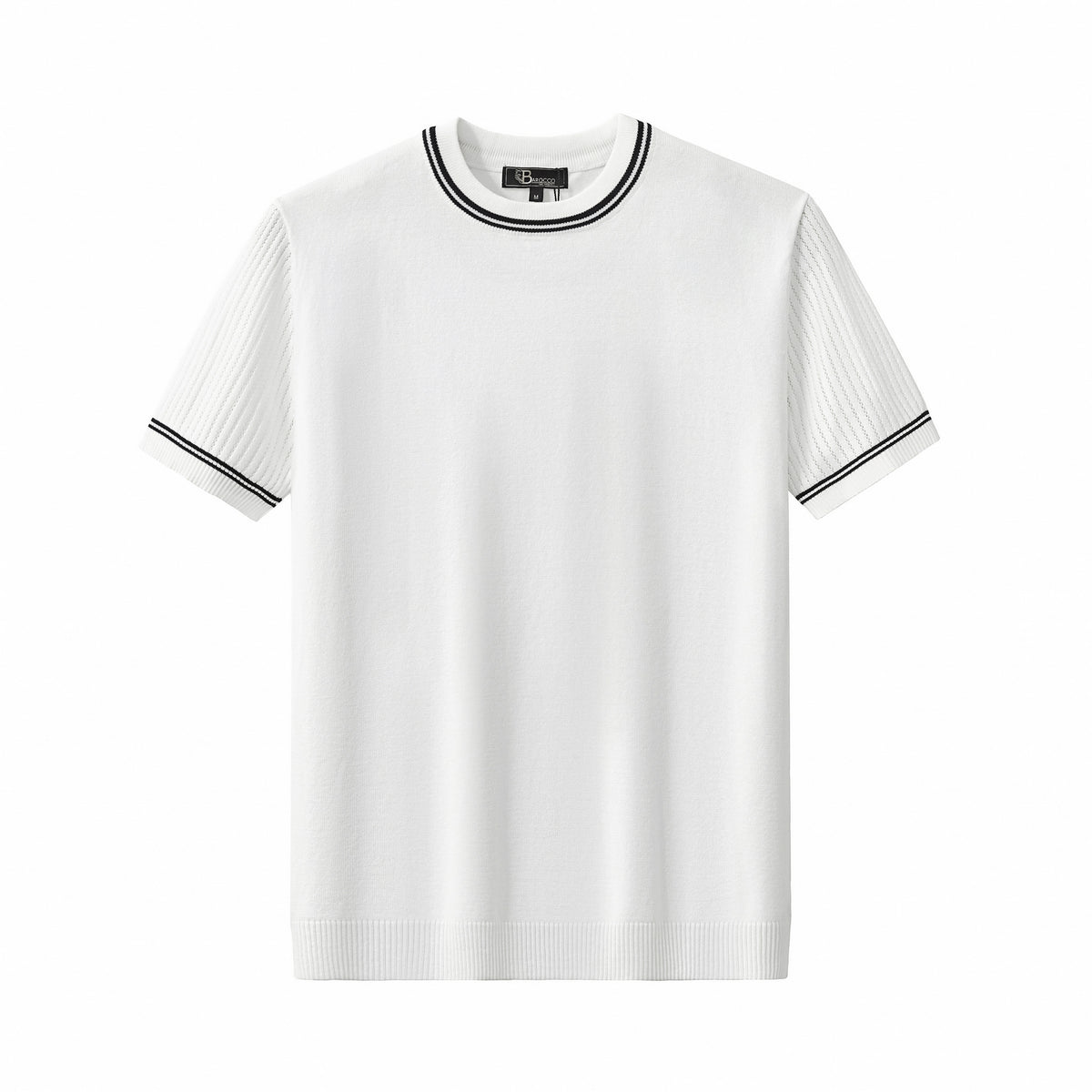 Camiseta Strato Trim - BLANCA – BAROCCO wholesale menswear
