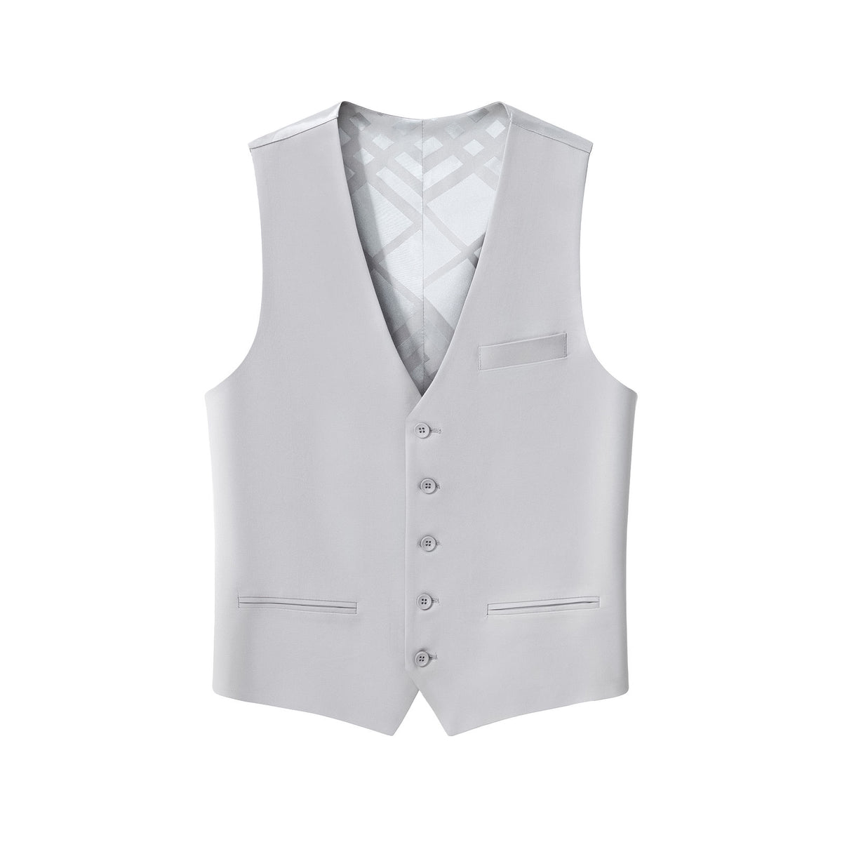 VS600-ESSENCE SIGNATURE VEST-SILVR – BAROCCO wholesale vests