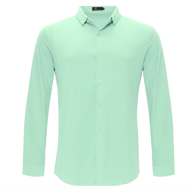 Camisa elástica Barocco Ascend - MENTA