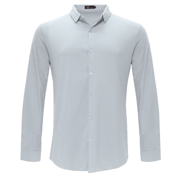 Camisa elástica Barroco Ascend - PLATA