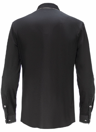Imperial Essence Button-Up Shirt-BLACK/SILVER