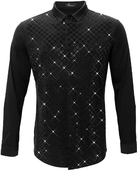 B323 - Checkered Charm-BLACK/BLACK