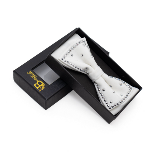 BW415 - Classy Knots-WHITE/SILVER