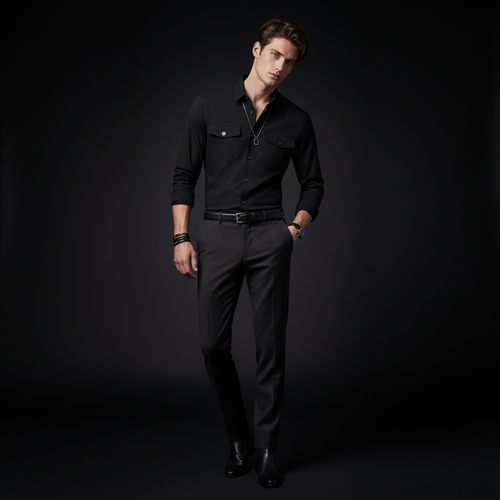 BPJ620 - CommandTech Utility LS Shirt-BLACK