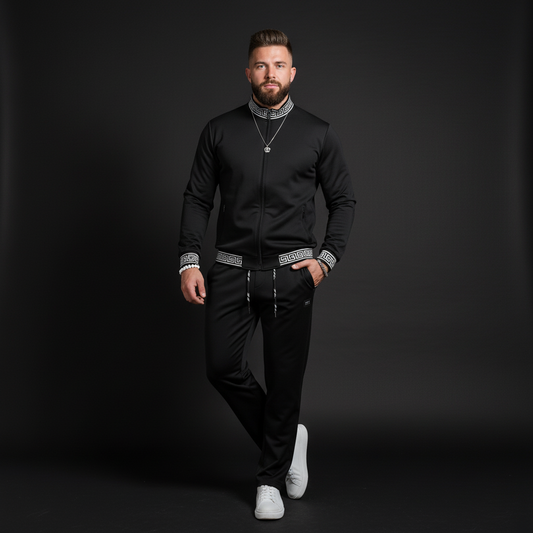 Imperial Trim Lounge Set-BLACK